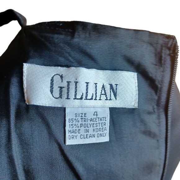 Gillian Womens Sleeveless Flowing Black Maxi Dress Semisheer V Neck Size 4 - Picture 11 of 11